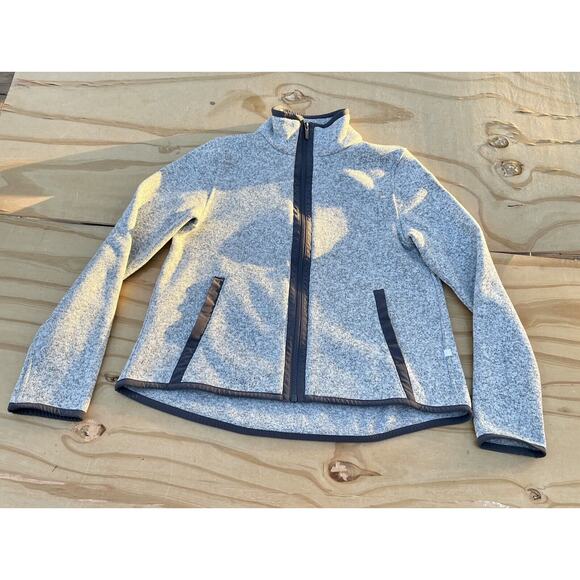 LULULEMON Fleece Full Zip Jacket‎ Gray Athleisure Sporty Warm Women’s SIZE 6 - Picture 1 of 8